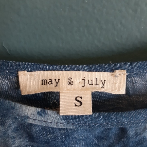 Cotton Tie Dyed and Crochet Top - Picture 3 of 4